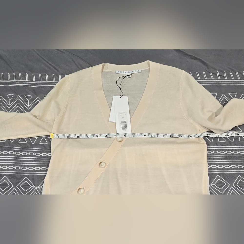 Veronica Beard Gemma Sweater In Ivory Size XS - Picture 5 of 7